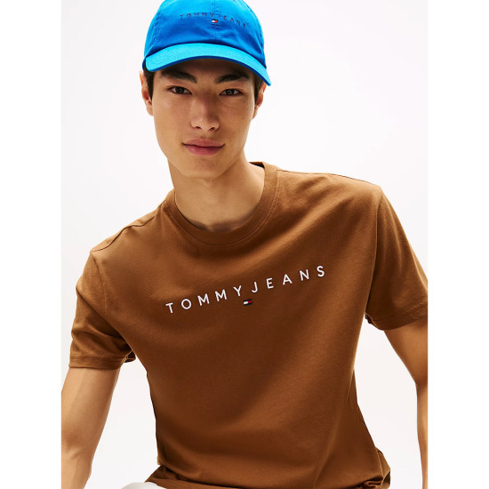 Tommy Hilfiger Ανδρική κοντομάνικη μπλούζα Regular Linear Logo Tee